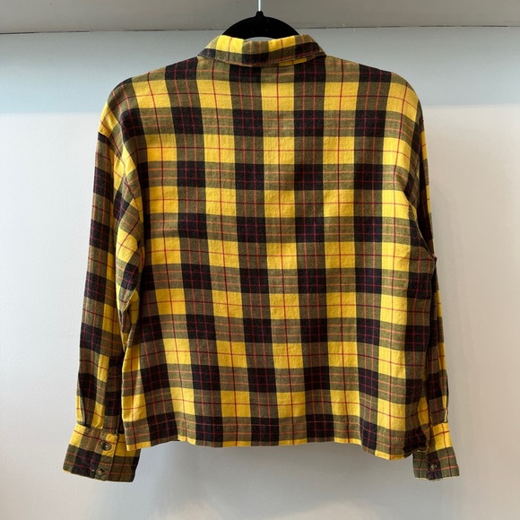 Topshop cropped checked shirt - Picture 2 of 2